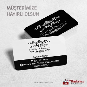 Alibey Cafe Kartviziti