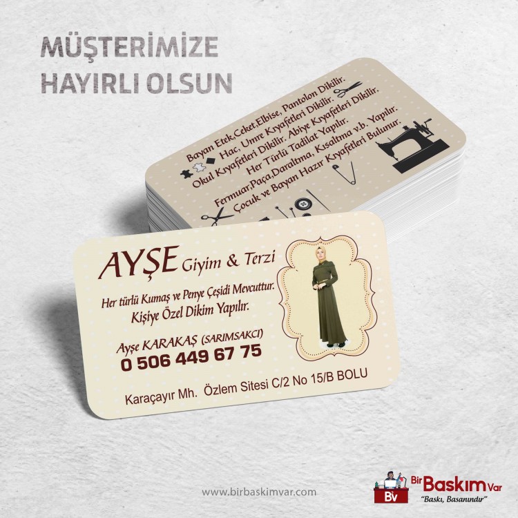 Ayşe Giyim Kartviziti