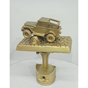 Off-Road Jip Heykeli Plaket